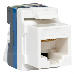 Вставка Keystone RJ-45 Cat.5e самозажимная EKF