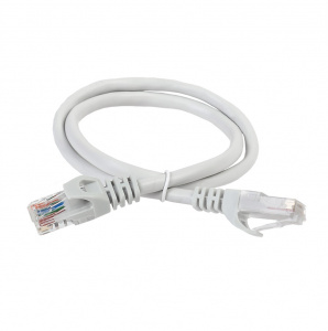 Патч-корд UTP RJ-45 Cat.6a 2м LSZH серый ITK