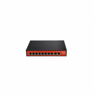 я Коммутатор 8x10/100TX PoE (бюджетPoE: 150 Вт, режим 250 м) 2x10/100/1000T WI-PS210G Wi-Tek