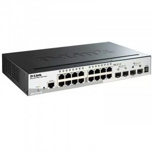 Коммутатор упр. 16x10/100/1000T, 2x1000T/SFP, 2xSFP+, DGS-1510-20/A1A, D-Link