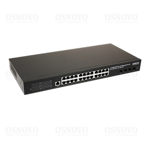 Коммутатор упр L3  24*GE 4*10G SFP+ OSNOVO