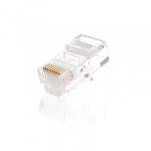 Разъем RJ-45 Cat.5e  3 мкд NETLAN