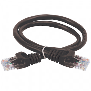 Патч-корд UTP RJ-45 Cat.5e 1,5м черный ITK
