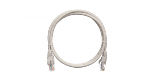 Патч-корд UTP RJ-45 Cat.5e 1м серый Nikomax
