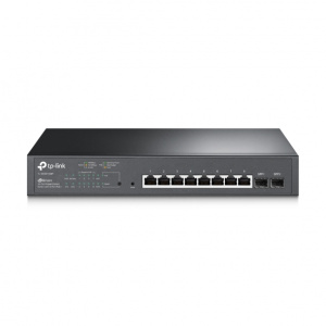 Коммутатор 8x10/100/1000T PoE (бюджет PoE: 150 Вт)  2xSFP TL-SG2210MP TP-Link