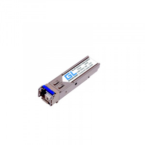 Модуль SFP, WDM, 1Гбит/c, одно волокно SM, LC, Tx:1310/Rx:1550 нм, DDM 14 дБ (до 20 км), Gigalink