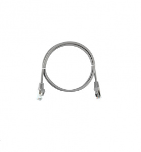 Патч-корд FTP RJ-45 Cat.5e 0,5м серый LSZH Nikomax