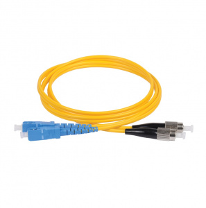 Патч-корд оптический SM, 9/125 (OS2), SC/UPC-FC/UPC,(Duplex),2м ITK 
