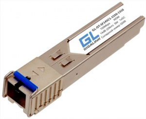 Модуль SFP, WDM, 100Мбит/c, одно волокно SM, SC, Tx:1310/Rx:1550 нм, 14 дБ (до 20 км), GL-09T Gigali