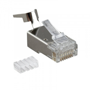 Разъем RJ-45 Сat.6/6A экран. для жил 1.35-1.5мм (уп. 10 шт) Hyperline