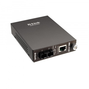Медиаконвертер RJ-45 100 Мбит/с - 2xSC SM 1310 нм 15 км DMC-515SC D-Link