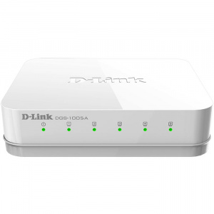 Коммутатор 5x100/1000T plastic case DGS-1005А D-Link
