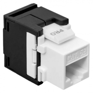 Вставка Keystone RJ-45 Cat.5e самозажимная PRO EKF