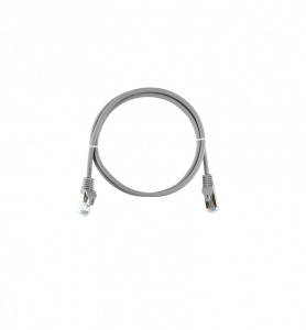 Патч-корд FTP RJ-45 Cat.5e 1,5м серый LSZH Nikomax