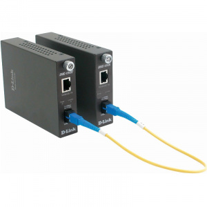 Медиаконвертер RJ-45 1000 Мбит/с - 1xSC WDM SM TX:1550 RX:1310 до 15 км DMC-1910T D-link
