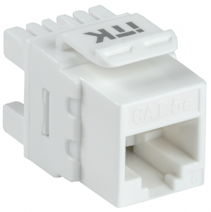 Вставка Keystone RJ-45 Cat.5e 110 IDC 180 град. ITK