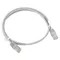 Патч-корд FTP RJ-45 Cat.6 1м LSZH серый PRO EKF