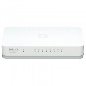 Коммутатор 8x100/1000T пластик DGS-1008A D-Link