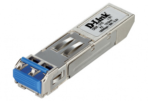 Модуль SFP 100 Мбит/с 2*SC SM TxRx:1310 нм (8dBm/15км) D-Link  