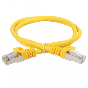 Патч-корд FTP RJ-45 Cat.5e 2м жёлтый ITK