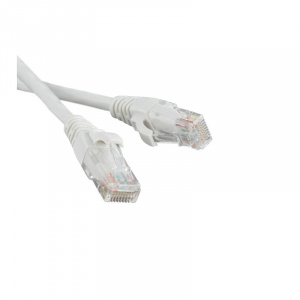 Патч-корд UTP RJ-45 Cat.5e 2м LSZH белый Hyperline