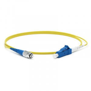 Патч-корд волоконно-оптический (шнур) SM 9/125 (OS2), FC/UPC-LC/UPC, LSZH, 2 м, Hyperline