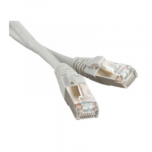 Патч-корд STP RJ-45 Cat.6а 3м серый Hyperline