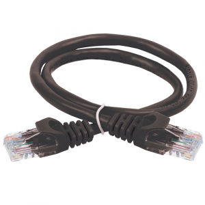 Патч-корд UTP RJ-45 Cat.5e 3м черный ITK