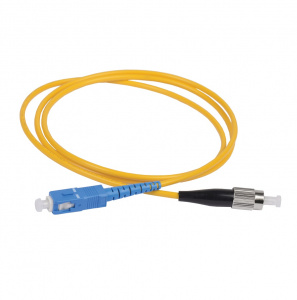 Патч-корд оптический SM, 9/125 (OS2), SC/UPC-ST/UPC,(simplex),1м ITK 