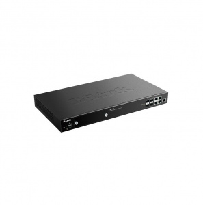 Беспроводной контроллер с 4 комбо-портами 100/1000Base-T/SFP, 2 USB-портами и 1 слотом расширения D-