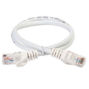 Патч-корд UTP RJ-45 Cat.5e 0,5м белый ITK