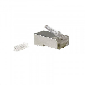 Разъем RJ-45 Сat.6 экран. со вставкой Hyperline
