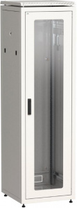 Шкаф напольный 19" 47U Ш600*Г800 стеклянная передняя дверь серый ITK LINEA N