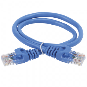 Патч-корд UTP RJ-45 Cat.5e 0,5м синий ITK
