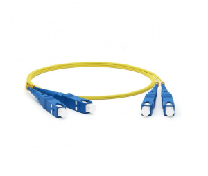 Патч-корд волоконно-оптический (шнур) SM 9/125 (OS2), SC/UPC-SC/UPC, duplex, LSZH, 10 м, Hyperline