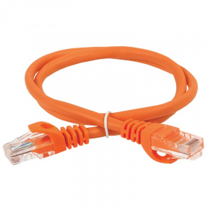 Патч-корд UTP RJ-45 Cat.5e 5м оранжевый LSZH ITK
