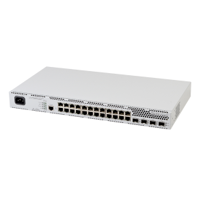 Коммутатор упр. L2 MES2424P 24x10/100/1000 Base-T PoE/PoE+ 4 порта 10GBase-X/1000BASE-X (SFP+/SFP) E