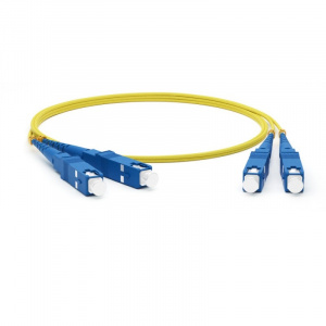 Патч-корд волоконно-оптический (шнур) SM 9/125 (OS2), SC/UPC-SC/UPC, duplex, LSZH, 5 м, Hyperline