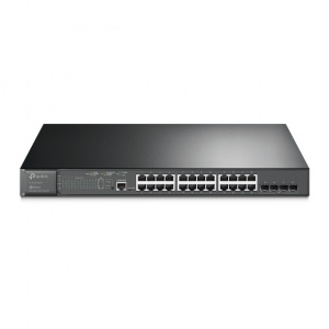 Коммутатор 24x100/1000T 4xSFP TL-SG3428MP TP-Link