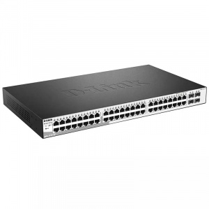 Коммутатор упр. 48x10/100/1000T 4xSFP DGS-1210-52 D-Link