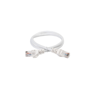 Патч-корд UTP RJ-45 Cat.6 1м LSZH белый  ITK