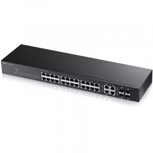 Коммутатор упр. Smart, 24x10/100/1000T, 4x1000/SFP, ZX-GS1920-24V2-EU0101F, Zyxel